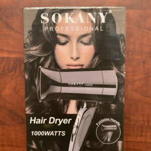 Sokany Hair Dryer 1000W